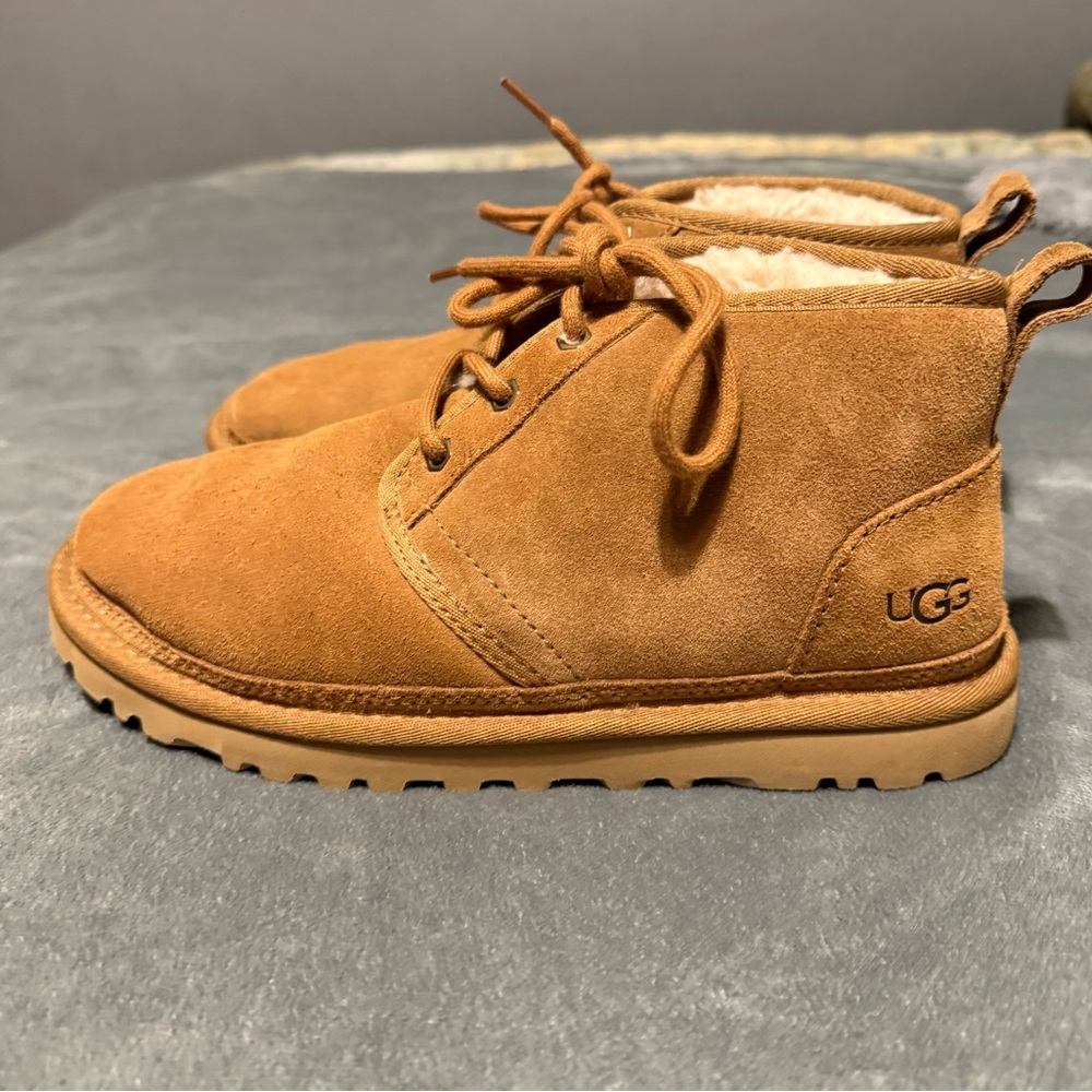 UGG Chestnut Suede Ankle Boots